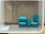 LEGO Parts - Dark Turquoise Brick, Round 1 x 1 - No 3062 - QTY 5