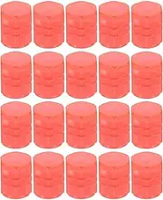 uxcell 20 PCS Tire Valve Stem Caps, 8MM Car Wheel Valve Cap Universal Air Valve Covers Vehicle Exterior Accessories for Car Bike Motorcycle Truck, Red