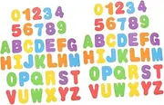 HONMEET Bath Letters Numbers Set Floating Toys for Boys and Girls Alphabet Bath Toys Eva Foam Letters Numbers