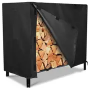 Heavy-Duty Oxford Firewood Cover - Waterproof Log Storage Protector for Outdoor Firewood Racks