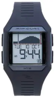 Rip Curl Rifles Midsize Tide Watch - Black - New