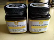 Manuka Honey Monofloral MGO550+ ( 2 bottle x 250g) from New Zealand