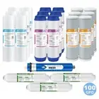 Full 5 Stage 100 GPD RO Reverse Osmosis System Water Filter 3-Years Set 22-Pack