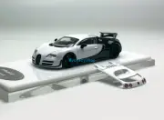CR Mortal 1:64 White Carbon Veyron SS Racing Sports Model Diecast Metal Car