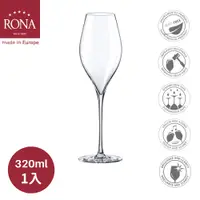 在飛比找PChome24h購物優惠-【RONA】斯洛伐克SWAN天鵝系列 香檳杯320ml-1入