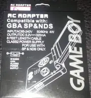 NEW AC Power Supply Cable adapter for the GameBoy Advance SP Console GBA SP YY12