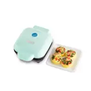 Dash Egg Bite Maker Blue Aqua Teal Countertop Egg Cooker NEW in Box