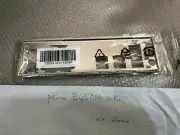 ASUS PRIME B450M K , PRIME B450M-K IO SHIELD BACK_PLATE ( METAL) , ORIGINAL