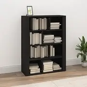Sideboard Black 80x30x106 cm Engineered Wood,Buffets & Sideboards 29.3KG-819493