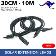 MC4 Compatible Solar Extension Leads 4mm Solar Cable 30cm - 10m
