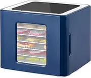 Food Dryer Machine, Food Dehydrator with 6 Trays, 35-70℃ Adjustable Digital Temperature and 48Hr Time, LED Touch Control Design, Accessories Included, for Jerky Meat Vegetable Herb Pet Treat Blue