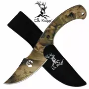 ELK RIDGE CAMO FIXED BLADE HUNTING KNIFE HUNTING KNIFE DEER HUNTING PIG HUNTING