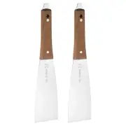 2pcs Painting Knives 60mm Width Shovel Palette Scraper with Wood Handle(2#)