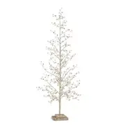 28" x 15" x 13" CRYSTAL CHAMPAGNE TREE Christmas Gold Blingy NEW RAZ 4217575