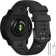 Compatible with Garmin Instinct Watch Bands, 22mm Soft Silicone Sport Wristband Replacement for Garmin Instinct/Instinct 2/Instinct Esports/Solar/Tide/Tactical Smartwatch, Multi Colors