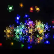 LED Solar Firework Light Outdoor Waterproof Path Lawn Garden Decor 8 Modes Lam