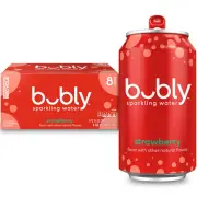 Sparkling Water, Strawberry, Zero Sugar & Zero Calories, Seltzer Water, 12 Fl Oz