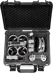 Waterproof Hard Case for DJI Avata 2 Drone,DJI Avata 2 Fly More Combo,DJI Goggles 3(NOT for Goggles N3),DJI RC Motion 3,DJI FPV Remote Controller 3 and Accessories(Case Only)