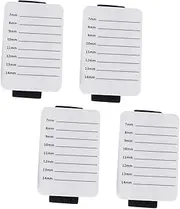 HAKIDZEL 4pcs Professional Lash Extension Pallet Holder Durable Acrylic Lash Plate for Eyelash Artists Lightweight and Easy to Clean for Salon and Home Use Scale for Precision
