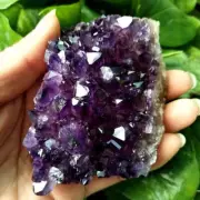 100-150g Natural Amethyst Quartz Crystal Cluster Healing Mineral Gemstone Geode