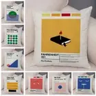 Book Novel Philosophical Retro Literature Pillowcase Nordic Style Cushion Cover