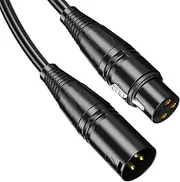 6 Meters XLR Microphone Cable, Firmly Connected with Stable Transmission for Male to Female Audio Cable