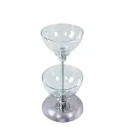 Azar Displays Two-Tier 8" & 8" Bowl Counter Display