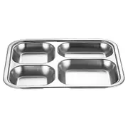 Divided Dinner Tray 3/4/5 Section School Canteen Food Storage Container