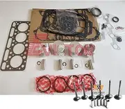 for KUBOTA V1702 Overhaul kit + Piston and Ring + Full Gasket kit + Valve Guide