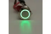 5 Pin 19mm 12V LED Light SPDT Latching ON OFF Push Button Momentary Switch Waterproof