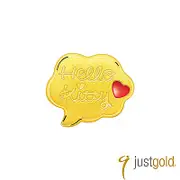 鎮金店Just Gold Kitty Bear 黃金單耳耳環