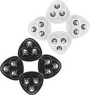 8Pcs Mini Swivel Caster Wheels Heavy Duty Self Adhesive Wheels Silent Rolling Rotation for Storage Boxes and Small Furniture Balls Design