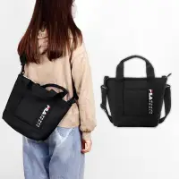 在飛比找Yahoo奇摩購物中心優惠-Fila 托特包 Tote Bag 黑 白 可拆背帶 手提 