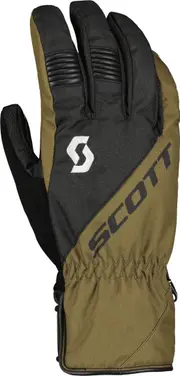 Scott Arctic GTX Snowmobile Gloves, black-brown, Size S for Men Black Brown