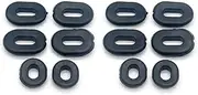 Zoucsj Set of 12 Rubber Grommet Single Side Cover for Honda Motorcycle CB100 CB125S CL100 CL100S CL125S SL100 125 TL125 125S XL100 Cover Replace 83551-300-000