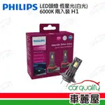 【PHILIPS 飛利浦】LED頭燈 恆星光 6000K H1(車麗屋)