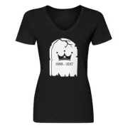 Womens RIP McGregor V-Neck T-shirt #3325