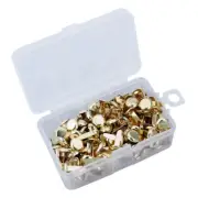 200 Pcs Crafts Brads Round Brads Brad Pin Brass Fasteners Metal Brads