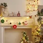 Santa Lights Christmas String Lights 2m Decorative Lights for Home and Parties