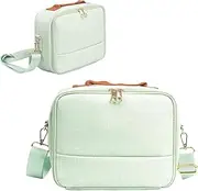 Hard Camera Case, Carrying Protective Bag, for Fujifilm Instax Mini 12/11/9/EVO/ 40/90/Link2/Liplay Camera Universal Digital Camera Case, Storage Protective Carrying Bag with Shoulder Strap (Green)