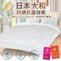 在飛比找森森購物網優惠-【A-ONE】日本大和抗菌防蟎雙人棉被-台灣製(3M吸濕排汗