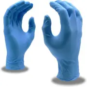 Cordova 4095S Nitri-Cor 4-MIL Industrial Powder Free Textured Nitrile Gloves, Sm