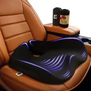 Memory Foam Car Seat Cushion for Back Pain Relief – 2025 Upgraded Car Cush