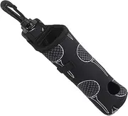 Golf Tee Bag Portable Golf Ball Organiser with Belt Clip, 3 Tee Compartments & Multifunctional Golf Accessories for Men and Women, Practice Area Training