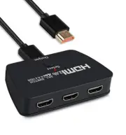 3 Way HDMI v2.0 Switch Box 3-In-1-Out Splitter HDCP 2.2 UHD HDR 4K@60Hz Ultra...