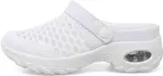 Morakot Women's Orthopedic Clogs with Air Cushion Support to Reduce Back and Knee Pressure Orthopedic Clogs for Women White EU 39