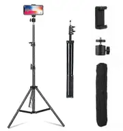 Adjustable 1.6m Tripod Stand Mobile Phone Camera Holder With Carry Bag
