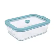 1L Ribbed Glass Container