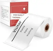 Phomemo M110 Multi-Purpose Square Self-Adhesive Label for Phomemo M110/M200 Label Printer, 1.97"x3.15"(50x80mm),100 Labels/Roll, Black on White Labelfor Small Business, Home, Office