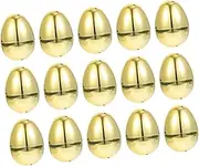 PHENOFICE Realistic Easter Egg Decorations Set 15 Pieces Fillable Plastic Eggs Easter Basket Stuffer Decorative